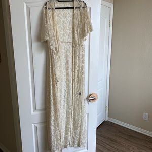 Boho lace cover-up